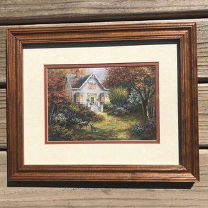 Nicky Boehme Autumn Overtures Framed Art Print Country Cottage Wall Art